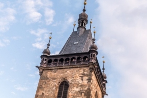 Pražské zahrady - naučná dobrodružná hra s výstupem na věž Novoměstské radnice