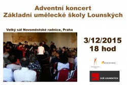 Adventní koncert ZUŠ Lounských